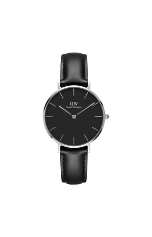 Montre à quartz - Acier inoxydable argenté & cuir  - Homme