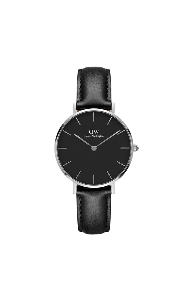 Montre à quartz - Acier inoxydable argenté & cuir  - Homme