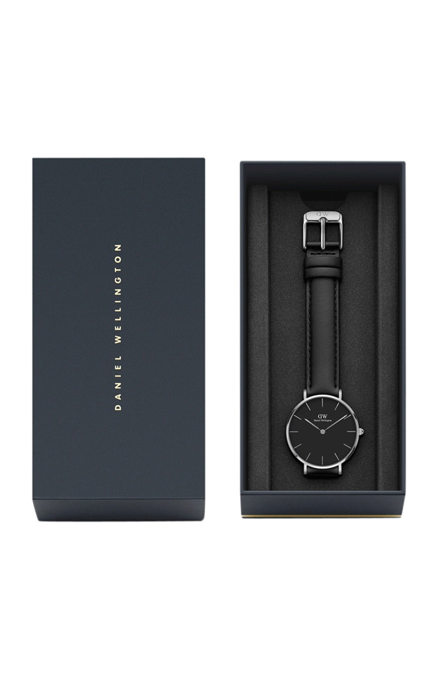 Montre à quartz - Acier inoxydable argenté & cuir  - Homme