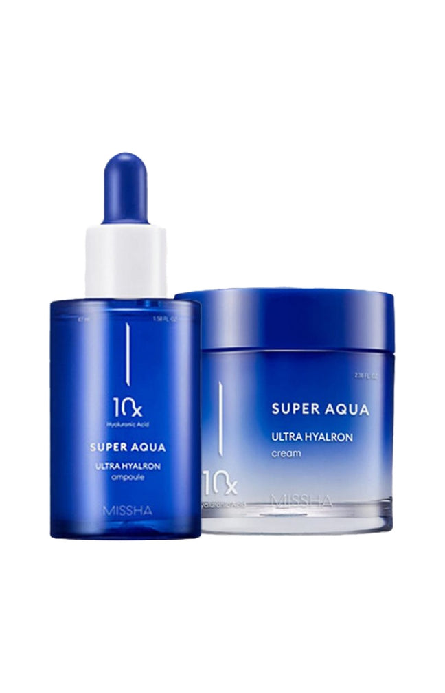 Missha - Kit sérum & crème hydratante - Acide hyaluronique - Visage - 2 produits