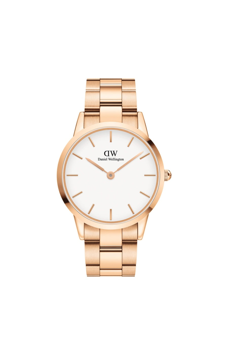 Montre à quartz - Acier inoxydable doré rose - Femme