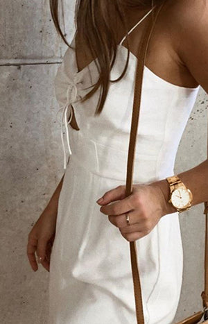 Montre à quartz - Acier inoxydable doré rose - Femme