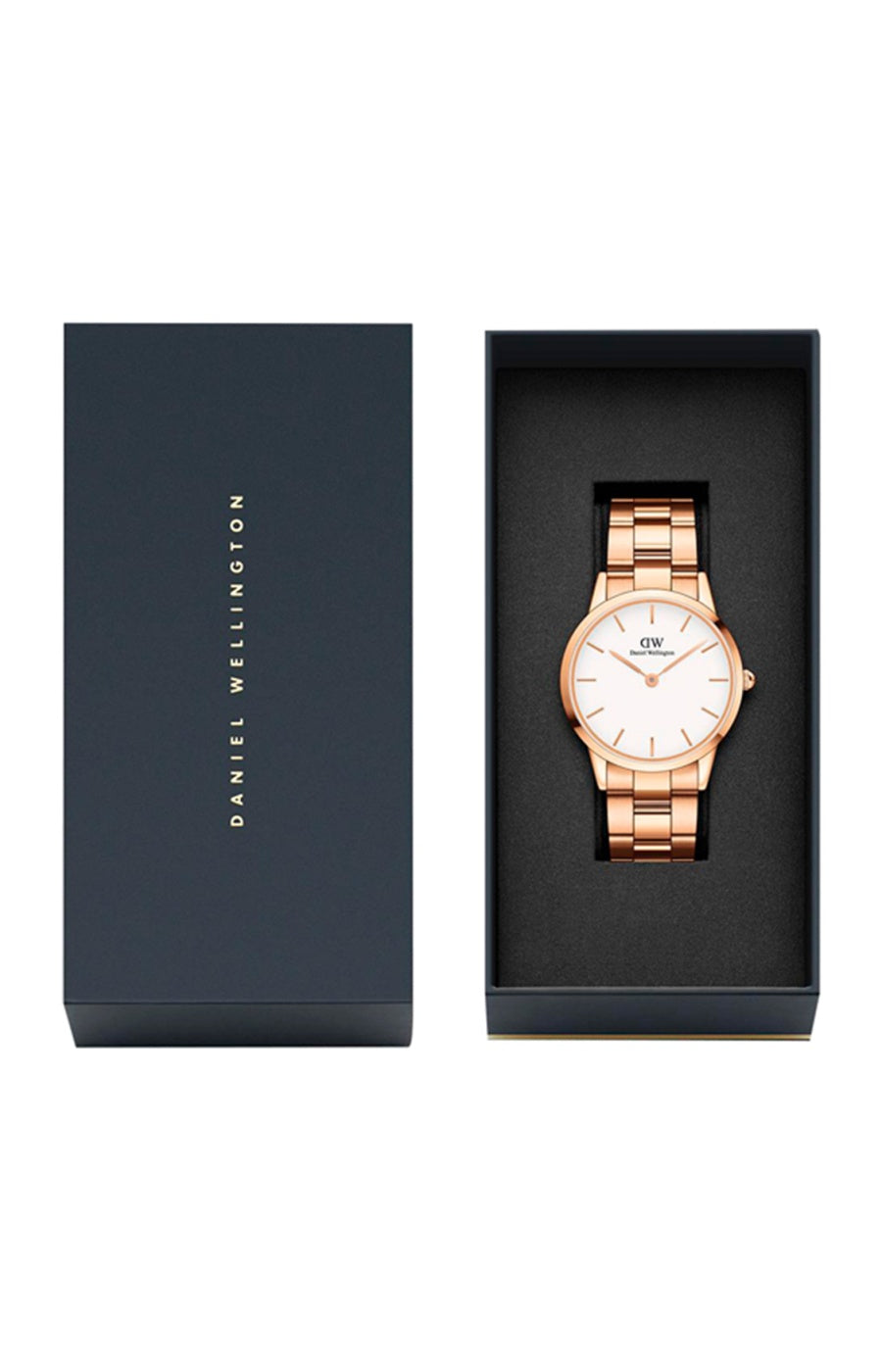 Montre à quartz - Acier inoxydable doré rose - Femme