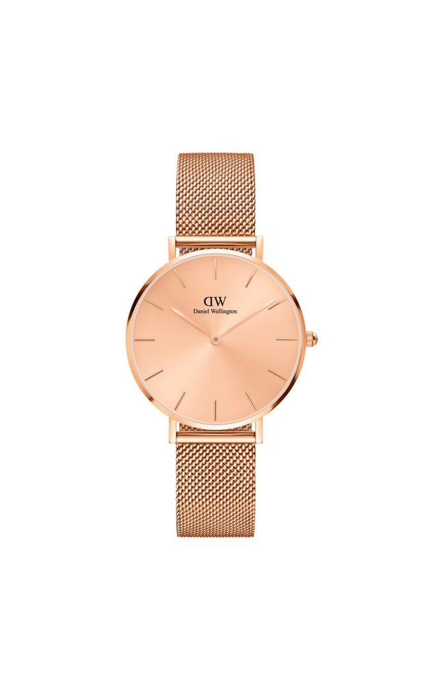 Montre à quartz - Acier inoxydable doré rose - Femme