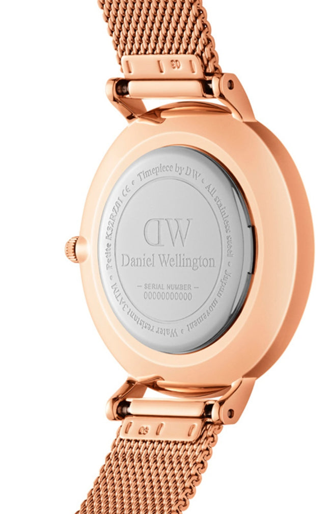 Montre à quartz - Acier inoxydable doré rose - Femme