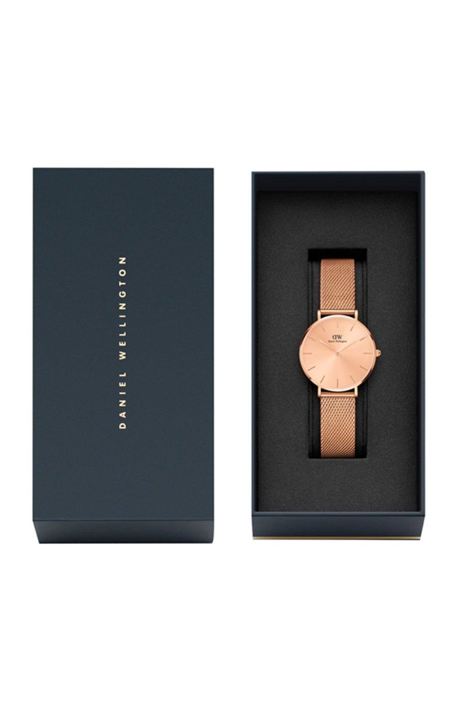 Montre à quartz - Acier inoxydable doré rose - Femme