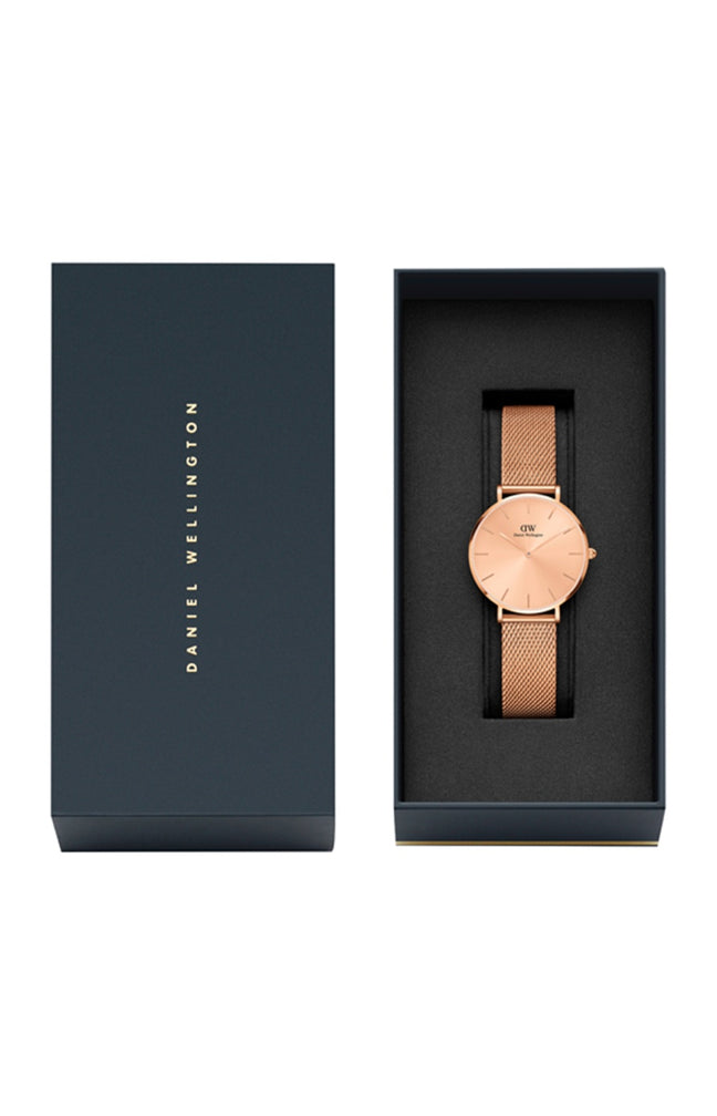 Montre à quartz - Acier inoxydable doré rose - Femme