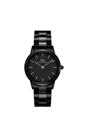 Montre à quartz - Acier inoxydable noir - Homme