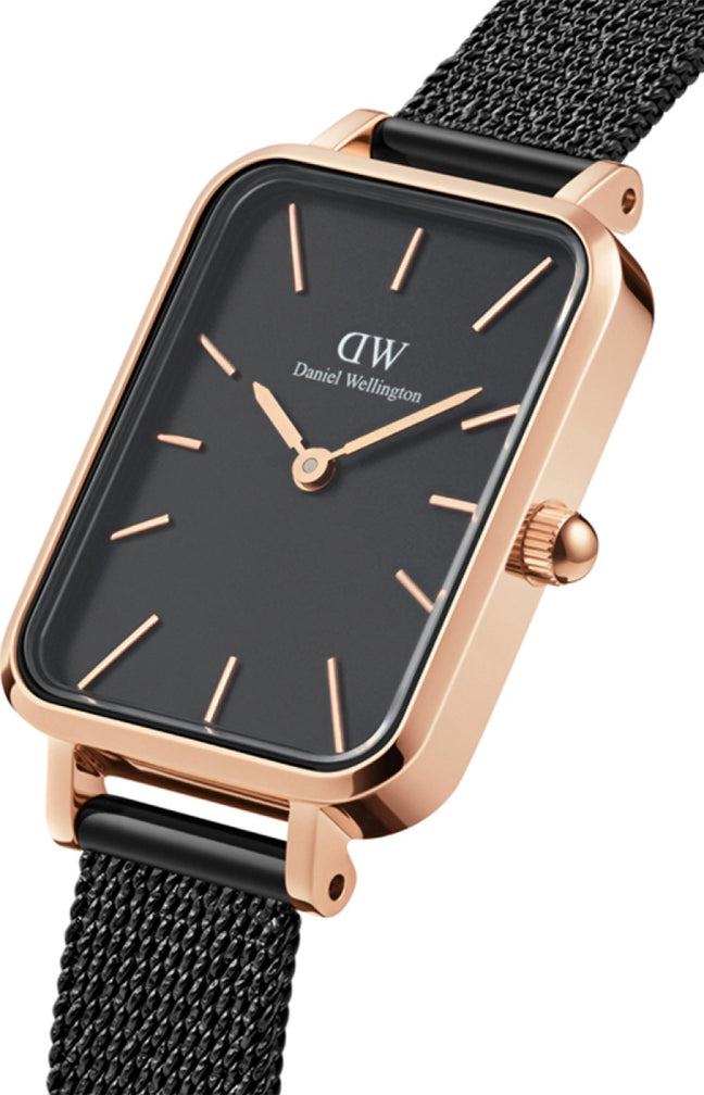 Montre à quartz - Acier inoxydable or rose - Femme