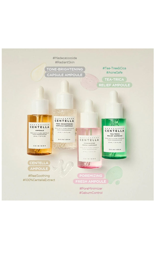 Skin1004 - Coffret de sérums - Centella asiatica - Visage - 4 x 30 ml