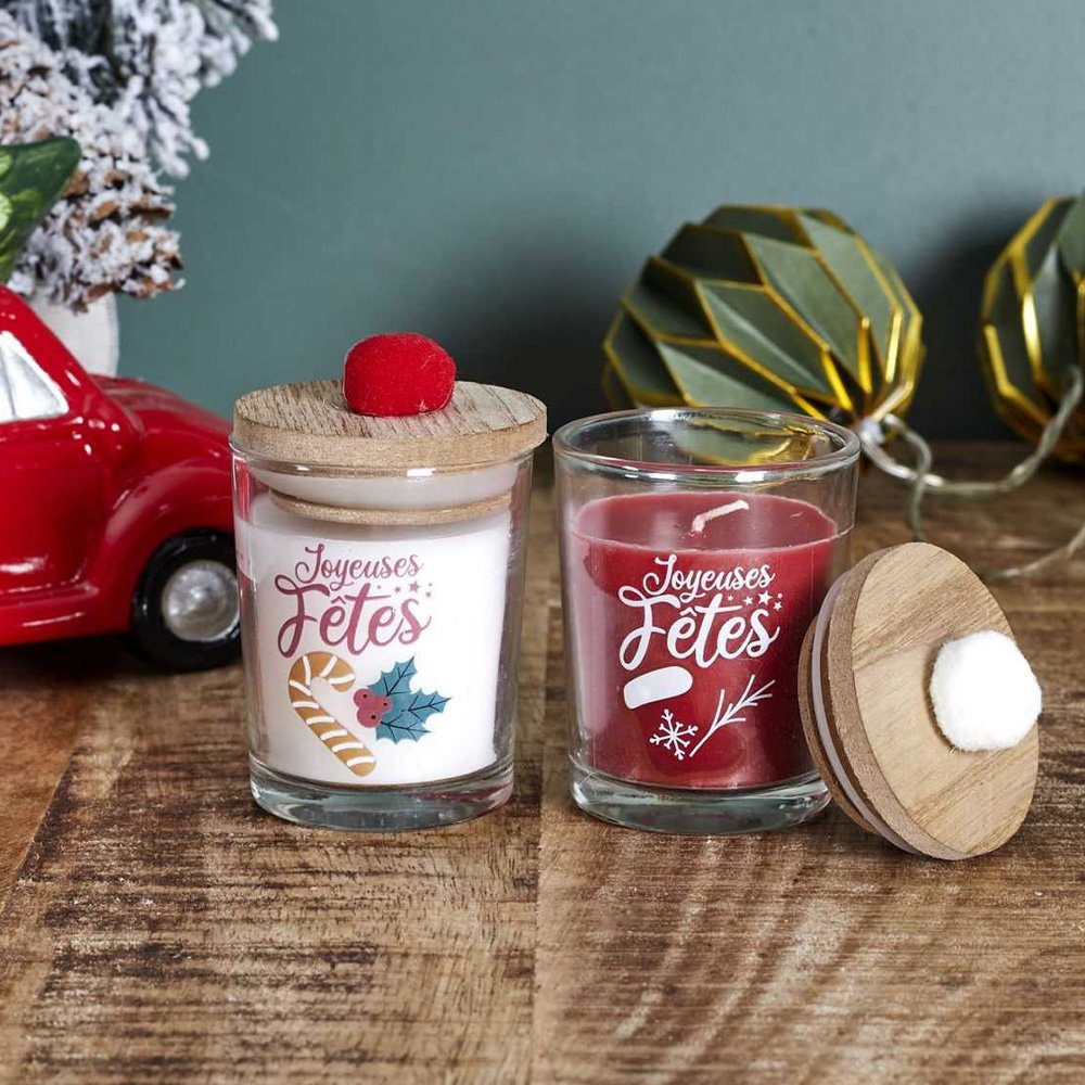 Coffret bougies parfumées - Caramel - 2 x 140 g