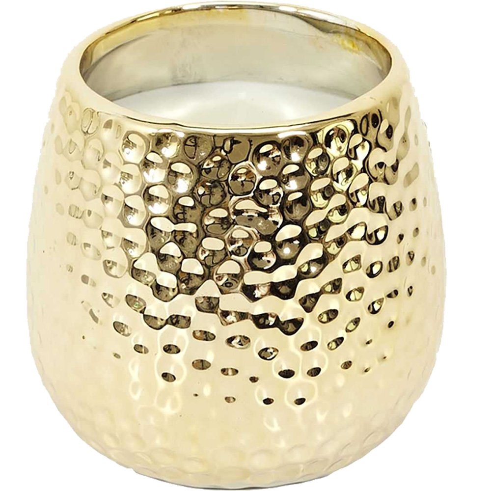 Bougie parfumée en céramique - Or du temps - Musc blanc - 380 g