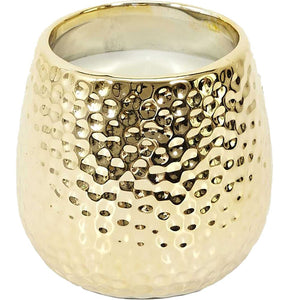 Bougie parfumée en céramique - Or du temps - Musc blanc - 380 g