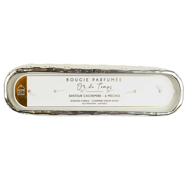 Bougie parfumée en céramique - Or du temps - Cachemire - 1,2 kg