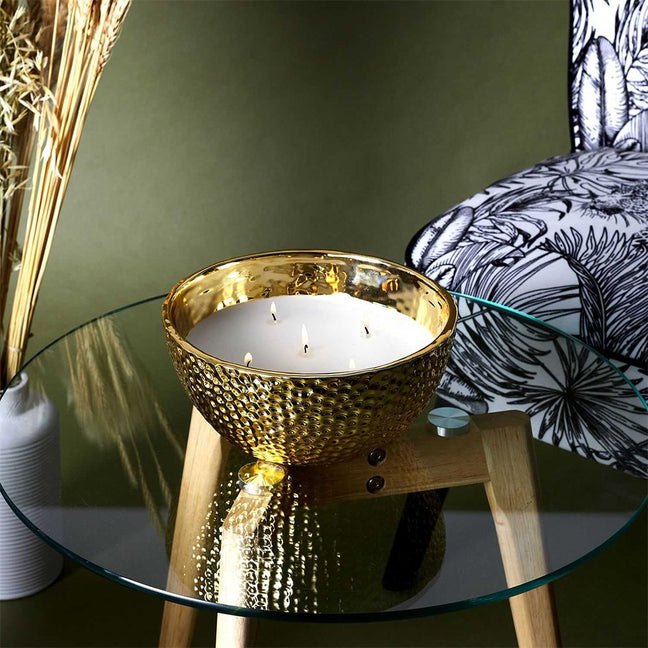 Bougie parfumée en céramique - Or du temps - Ambre - 1,4 kg