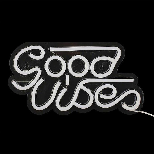Lampe LED effet néon - Good Vibes