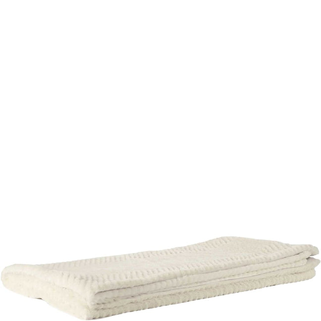 Plaid en fausse fourrure - Blanc