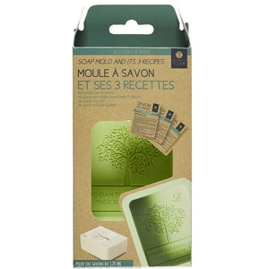 Moule à savon avec recettes - Silicone - Vert