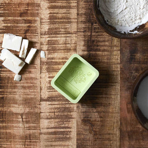 Moule à savon avec recettes - Silicone - Vert