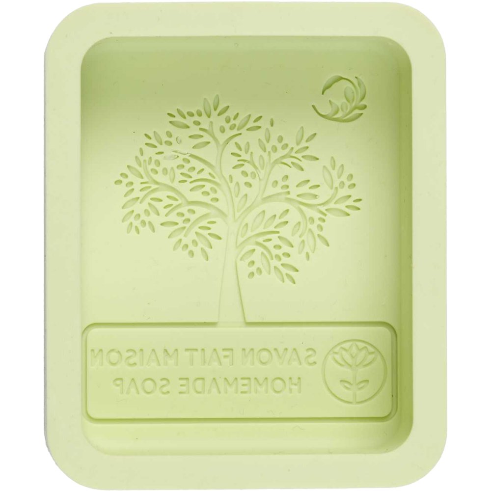 Moule à savon avec recettes - Silicone - Vert