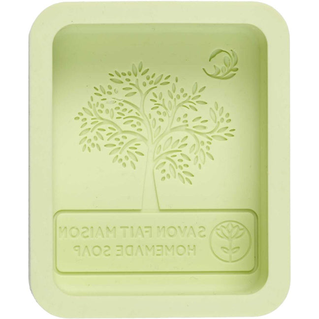 Moule à savon avec recettes - Silicone - Vert