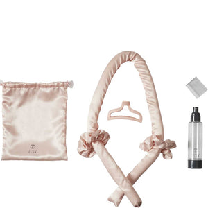 Coffret satiné cheveux - Rose - 6 produits