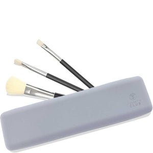Trousse pour pinceaux de maquillage - Silicone - Blanc