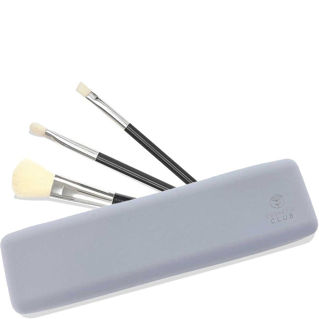 Trousse pour pinceaux de maquillage - Silicone - Blanc