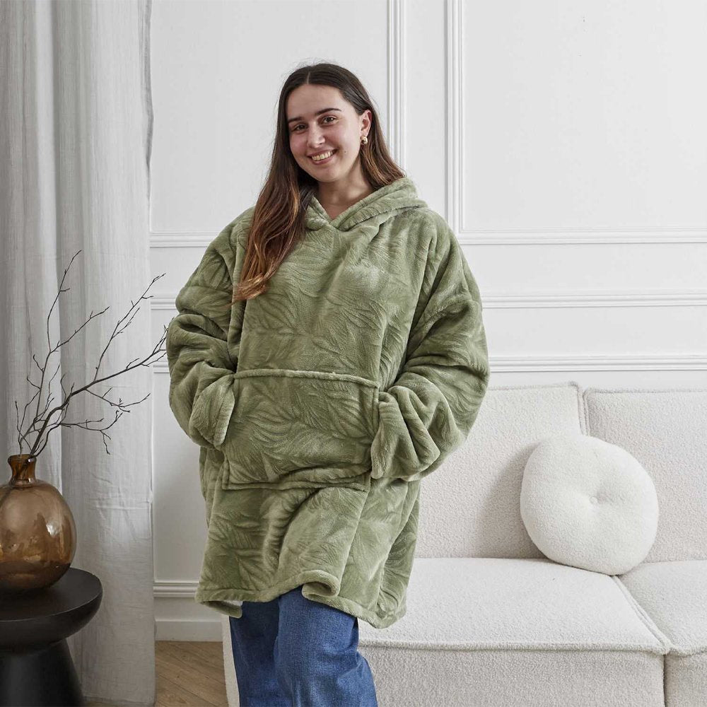 Sweat plaid jacquard - Vert
