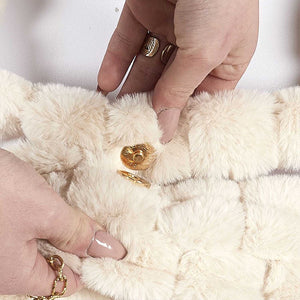 Sac Fluffy - Fausse fourrure - Blanc