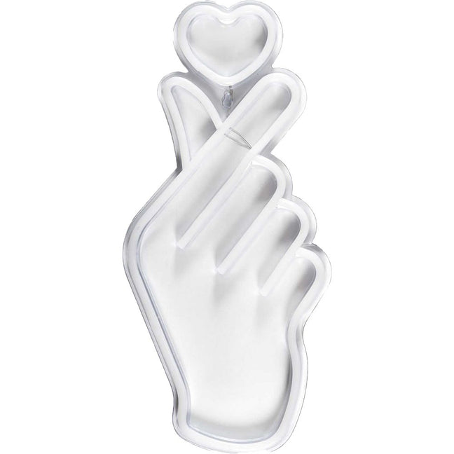 Lampe LED effet néon - Signe cœur