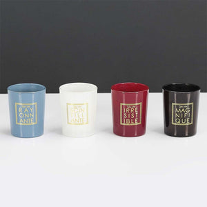 Coffret bougies parfumées - You Are - Fleur de coton -  4 x 136 g