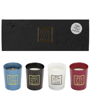 Coffret bougies parfumées - You Are - Fleur de coton -  4 x 136 g