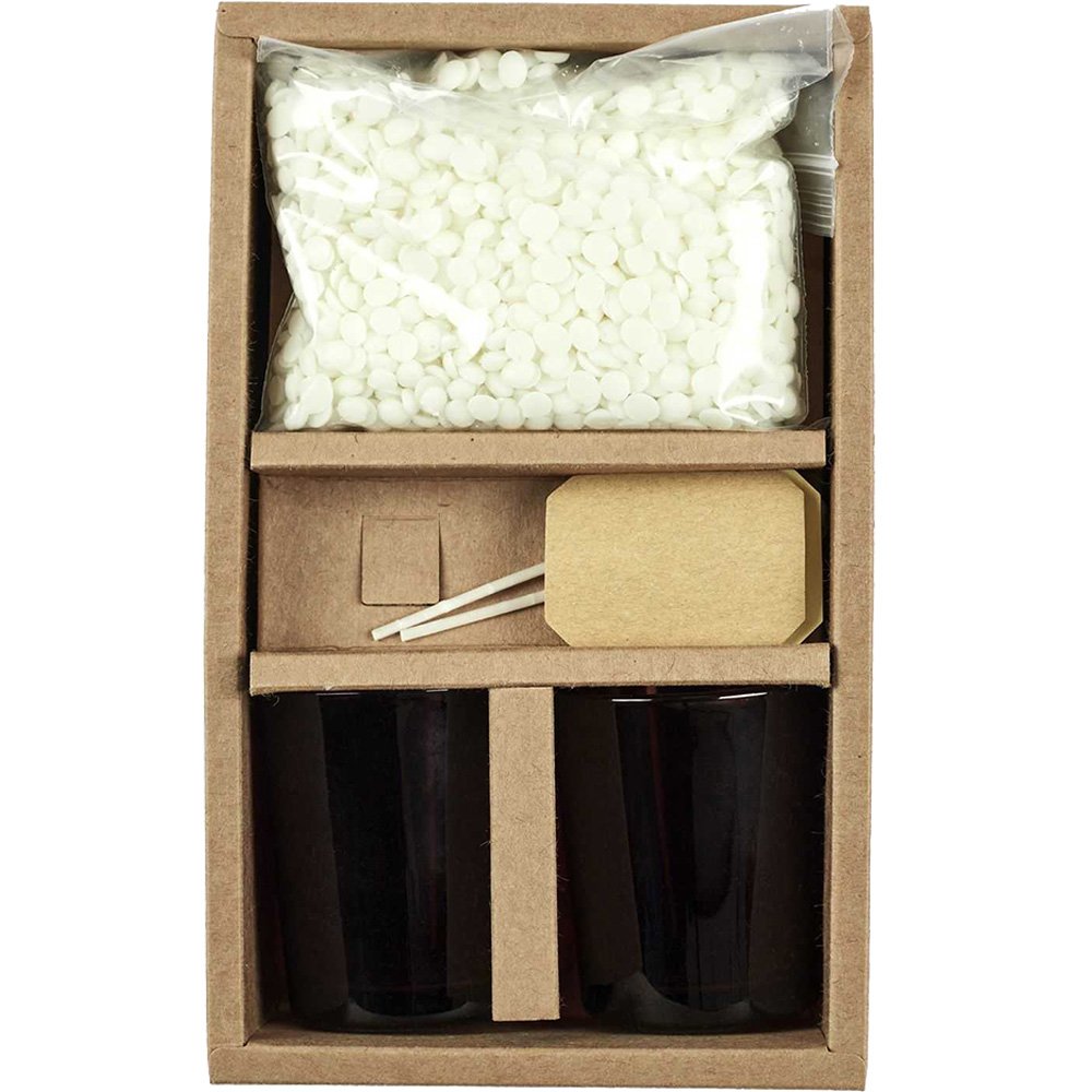 Coffret bougies à confectionner - Cire de soja - 2 x 60 g