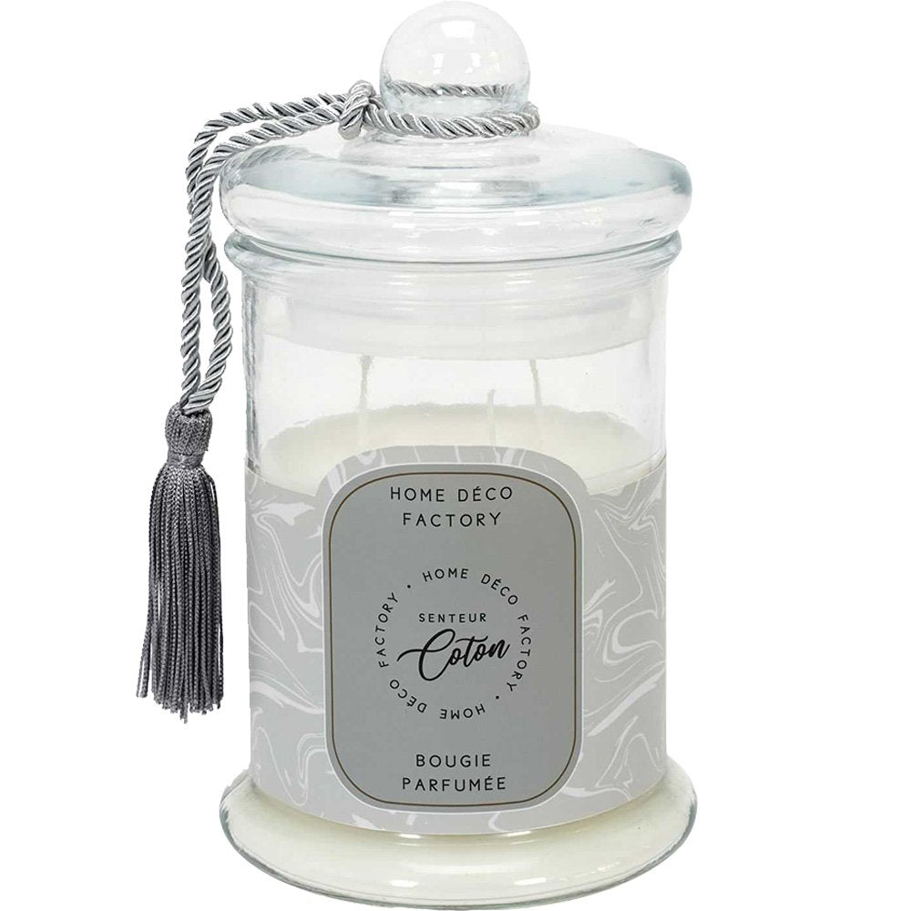 Bougie parfumée bonbonnière - Coton - 1,8 kg