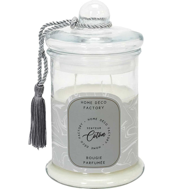 Bougie parfumée bonbonnière - Coton - 1,8 kg