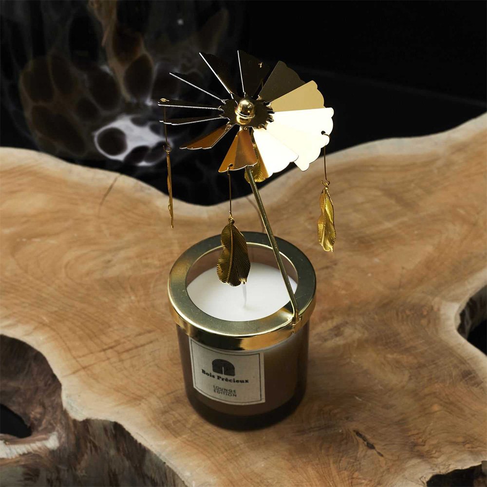 Bougie parfumée & carrousel - Bois & gingembre - 320 g