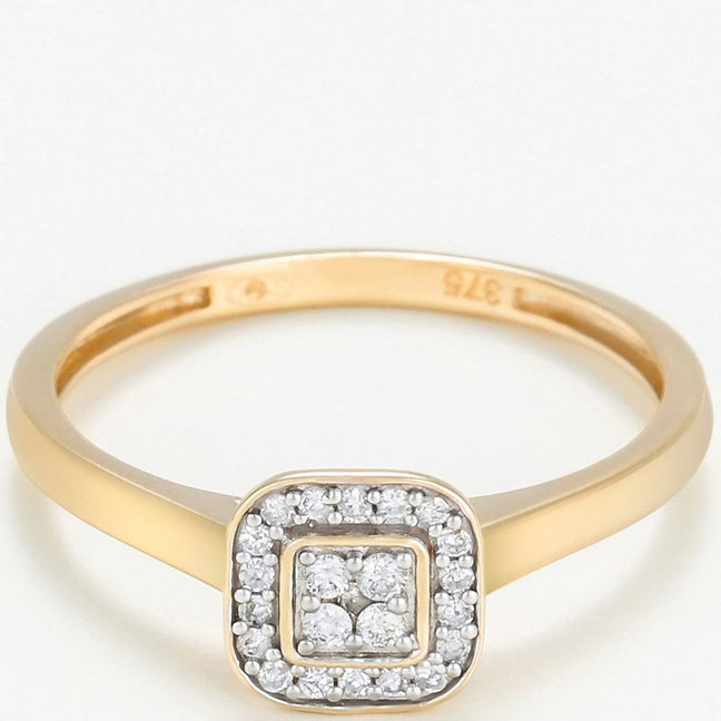 Bague Thalie - Or jaune 375/1000 & diamants