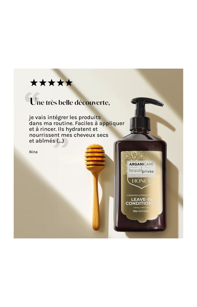 Soin hydratant protecteur sans rinçage - Miel - Cheveux secs & abîmés – 400 ml