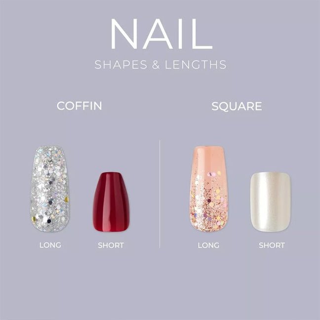 Kit de faux ongles - Kiss Products - Fashspiration - 28 capsules