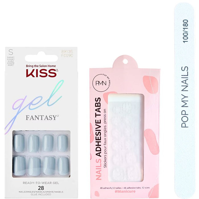 Kit de faux ongles - Kiss Products - Reciprocate - 28 capsules
