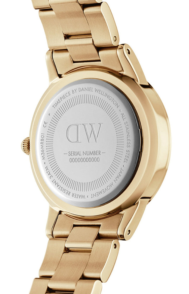 Montre à quartz - Acier inoxydable doré - Homme