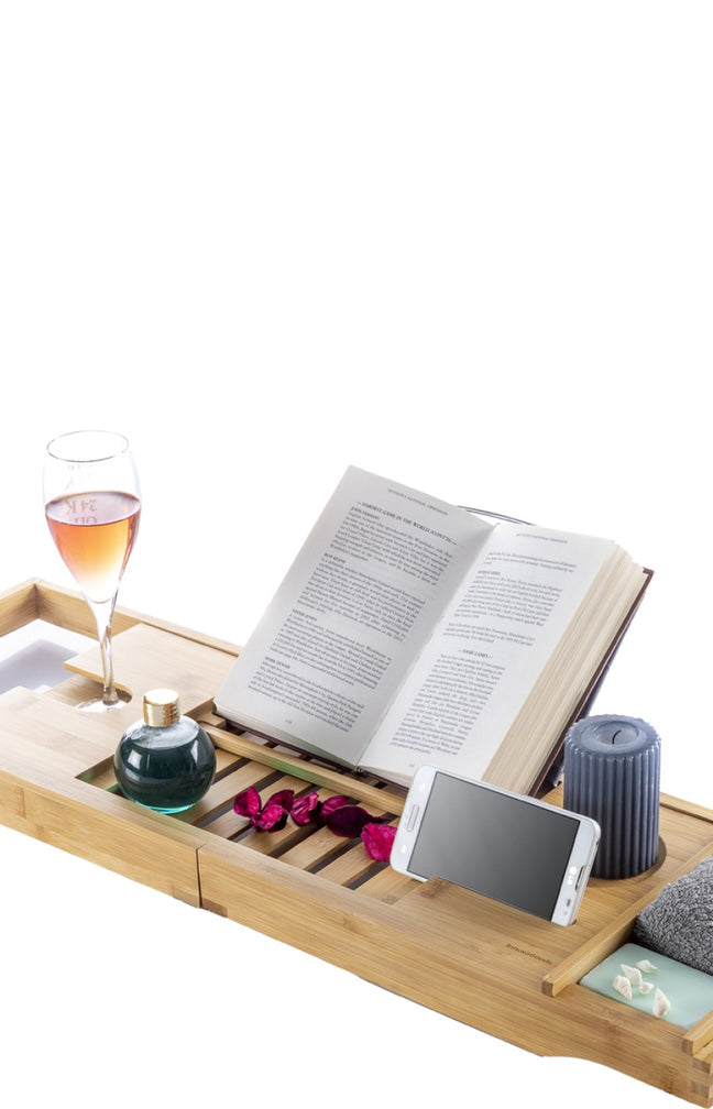 Plateau de baignoire extensible - Bambou