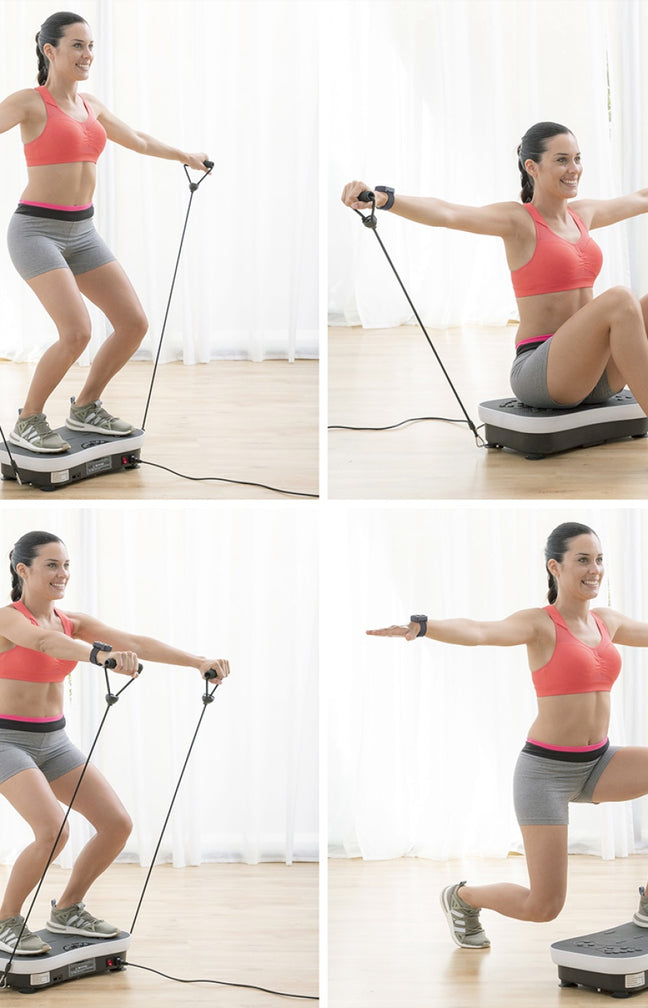 Plate-forme d'entraînement par vibrations - Vybeform - Accessoires & guide d'exercices