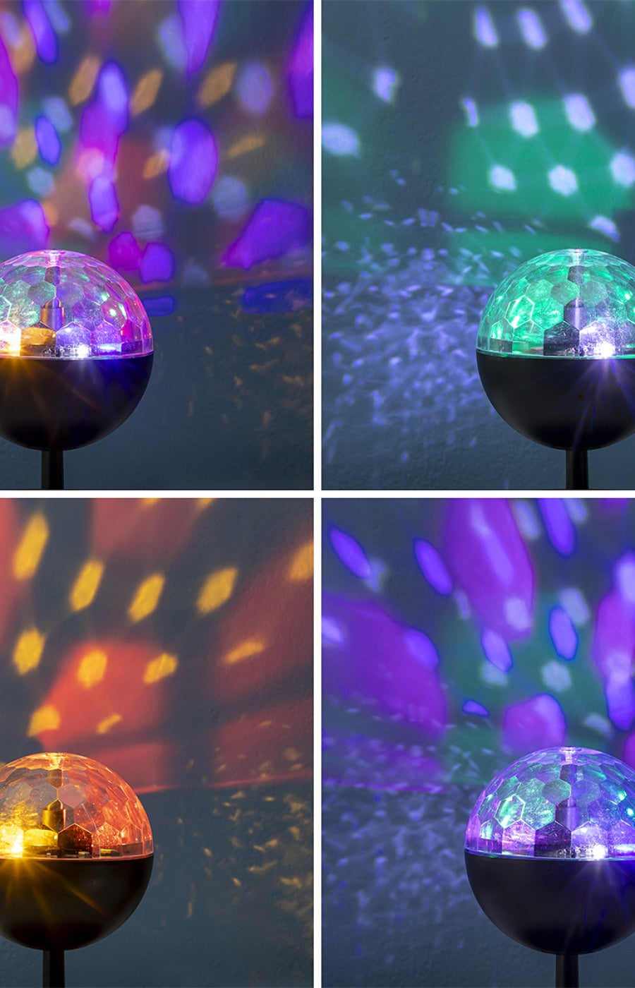 Projecteur LED rechargeable avec haut-parleur