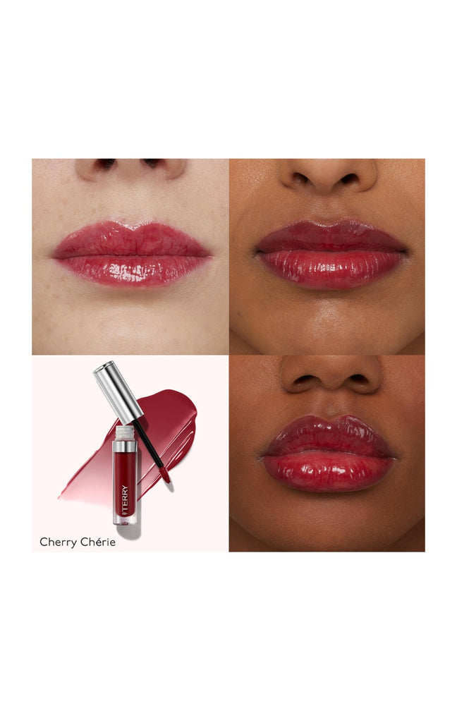 Baume à lèvres teinté - Baume de rose - Format voyage - Cherry Chérie