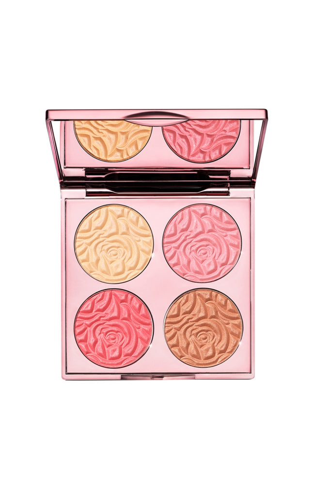 Palette de 4 highlighters - Extraits de rose - Sunny Flash