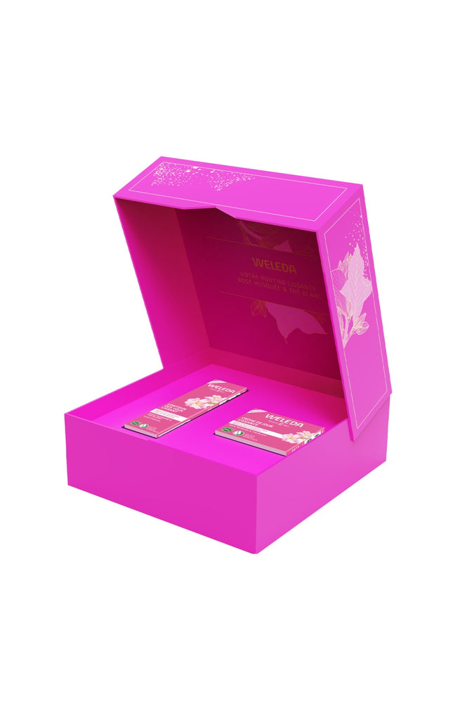 Coffret soins lissants - Rose & thé blanc - Peaux matures - 2 produits