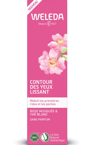 Contour des yeux lissant - Rose musquée & thé blanc