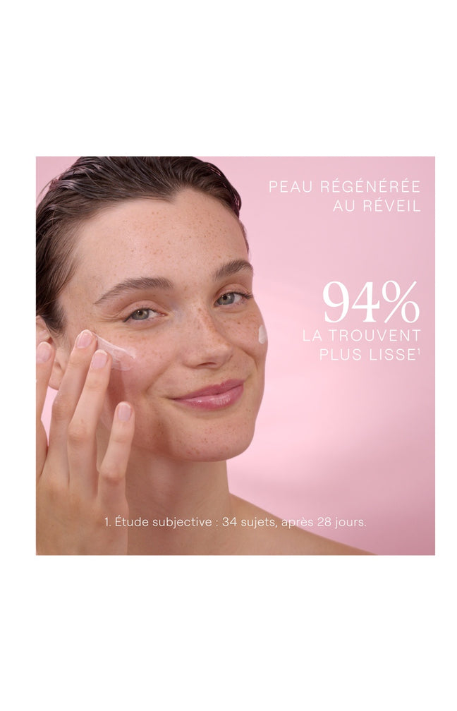 Crème de nuit lissante - Rose musquée & thé blanc - Peaux matures